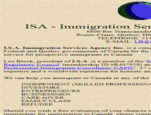 Tablet Screenshot of isa.ca