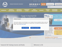 Tablet Screenshot of isa.org